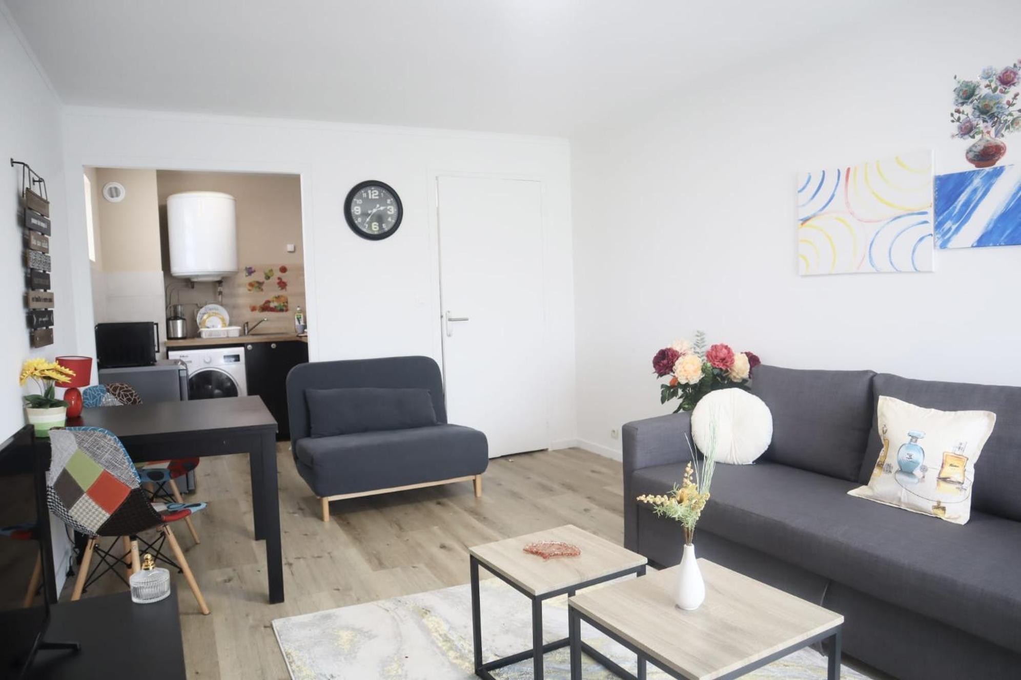 Cosy Sun-Mantes-La-Jolie Lejlighed Eksteriør billede